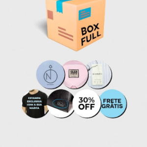 BOX PERSONALIZAÇÃO FULL - BORDADO/ETIQUETA/TAG/SILK/TAMPOGRAFIA/METAIS/LASER/CARIMBO COURO