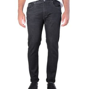 CALÇA JEANS SLIM  PRETO "DETALHES"